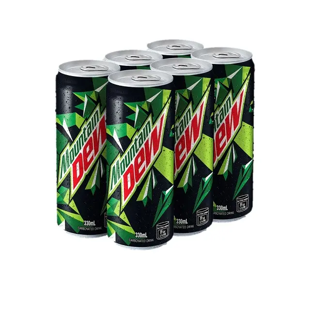 Refrigerantes Mountain Dew baratos por atacado de alta qualidade em latas e garrafas