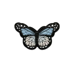 Animaux brodés dessin animé papillon tissu Patch vêtements accessoires Patch en stock tissu brodé Patch - Product Image 4