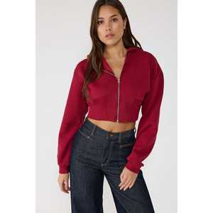 Sudadera con Capucha y Cremallera de Estilo Diario, 100% Poliéster - Product Image 1