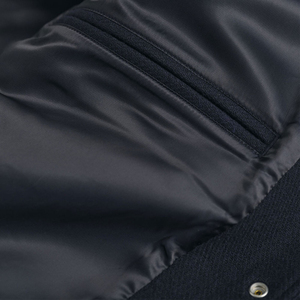 เสื้อแจ็คเก็ตวาร์ซิตี้คอตั้งผ้าวูลผสมสำหรับฤดูหนาวปี 2025 ดีไซน์สั่งทำพิเศษสำหรับผู้ชาย แห้งเร็ว ระบายอากาศได้ดี สีสันปรับแต่งได้ - Product Image 6