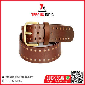 Dernière ceinture en cuir véritable Ceinture réglable en cuir véritable faite à la main d'un fournisseur de confiance - Product Image 2