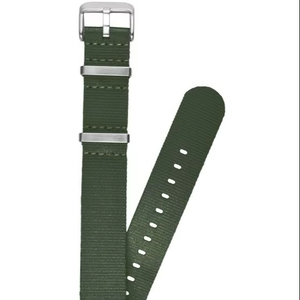 Correa de Reloj Inteligente Unisex B19 de Nailon de 20-22 mm, Verde, Resistente al Agua, Transpirable, Suave, Ligera, Elástica, Deportiva, con Hebilla de Acero Inoxidable - Product Image 1
