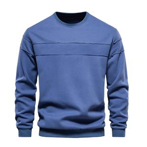 Sweat-shirts streetwear de haute qualité pour hommes, 100% coton molletonné, sweat-shirt surdimensionné personnalisé, respirant, 2026 - Product Image 1