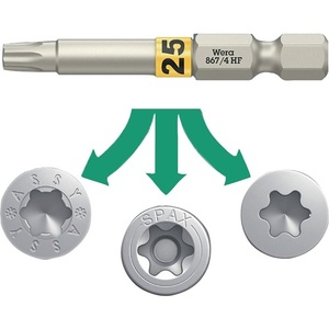 Screwdriver <b>Bit</b> Set <b>Bit</b>-Check 6 Wood TX HF 1 6-Piece TX by WERA - Product Image 3