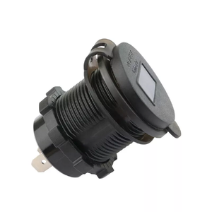 Accessoires pour batteries - Voltmètre avec port USB 4.2A pour systèmes 12V/24V LED bleu - Product Image 3