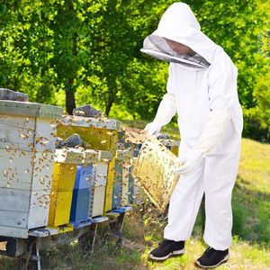Traje de Apicultura 2026 Premium, el Mejor Diseño OEM, Precio Razonable, Material de Algodón Suave, Talla Grande, Ropa de Seguridad - Product Image 4