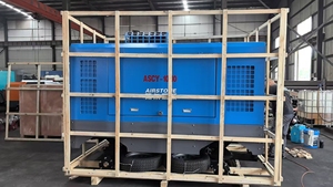 <span class=keywords><strong>Compresseur</strong></span> d'air à vis diesel portable Airstone pour usage industriel et minier, 41 kW, 185 CFM, 8 bars, monté sur remorque tractable - Product Image 5