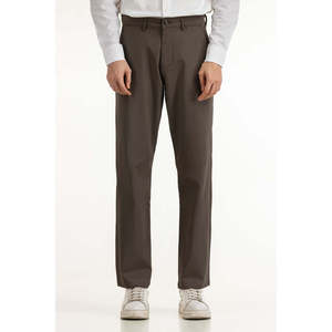 Pantalones de Vestir Slim Fit Color Caqui MN-TRC-WS25-014, Corte Recto, Estilo Casual de Negocios, con Botones y Cremallera, Talla XL, Color Personalizable - Product Image 4