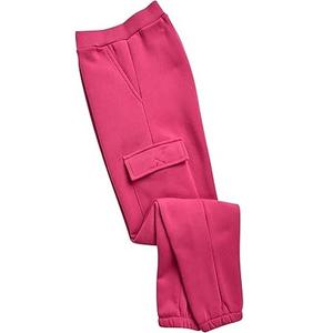 Wholesale Custom Kids Pullover Hoodie Plain Soft Fleece Pink Sweatshirt Girls Kangaroo Pocket Hooded <b>Jumper</b> Kids Zip Tracksuits - Product Image 4