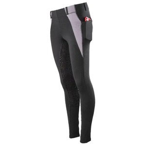 Pantalones de Montar de Lona de Alta Calidad, Transpirables, con Estampado, MOQ Bajo, para Mujer, Cintura Elástica, Color Negro - Product Image 2