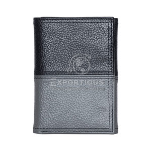 OEM Service Low MOQ Top Selling <b>RFID</b> Short Leather <b>Wallet</b> High Quality Lightweight Multi Function Reasonable Price Made Pakistan - Product Image 1