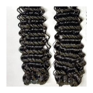 100% pelucas de cabello humano brasileño rizado orgánico Cierre de encaje frontal disponible en gran cantidad en las mejores ofertas de venta 2023 - Product Image 1