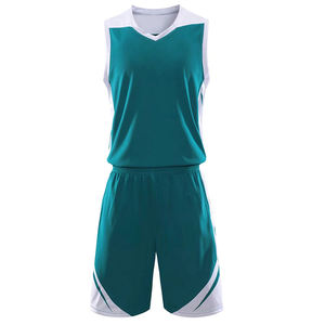 Ensemble d'uniformes de basketball d'été pour hommes, conçu pour une identité d'équipe coordonnée, offrant un maillot et un short personnalisés, respirant, 100% polyester pour - Product Image 5