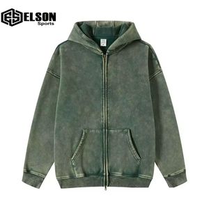 เสื้อสเวตเชิ้ตมีฮู้ดสำหรับผู้ชายแบบรูดซิปขนาดใหญ่พิเศษ - Product Image 1