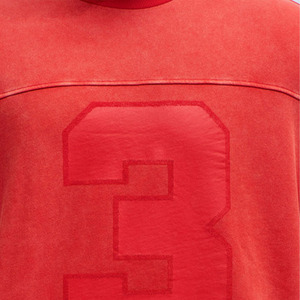Sweat-shirt à col rond surdimensionné pour homme personnalisé, en coton lavé, molleton lourd, streetwear, pull, vente en gros, approvisionnement OEM - Product Image 4