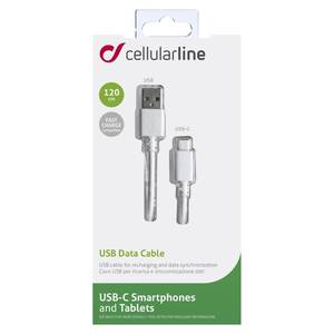 Cable de Alimentación USB-C Blanco de 1.2m, Adaptador y Conector USBDATACUSBA CW - Product Image 2
