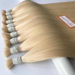 Extensions de cheveux humains en vrac de luxe Blonde pleine cuticule alignée longueur de 8 à 32 pouces Paquets de cheveux crus vietnamiens - Product Image 4