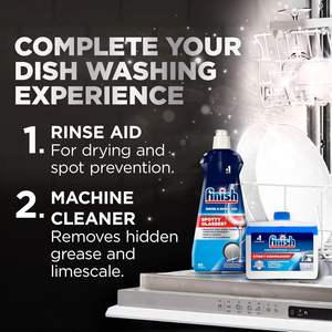 Pastillas para Lavavajillas Finish, Ultimate, 144 Unidades (48 x 3 Paquetes), Aroma Limón, Pastillas Detergentes que Limpian y Abrillantan, Eliminan las Manchas de Grasa Difíciles - Product Image 6