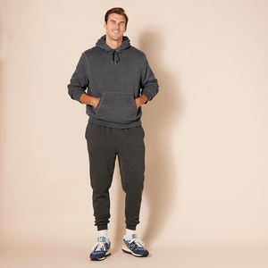 Conjunto de chándal con capucha para hombre personalizado OEM, chándal polar con cremallera, sudadera informal de invierno cálida de gran tamaño con capucha, chándal para hombre - Product Image 3