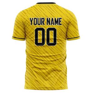 Camiseta de Fútbol Personalizada con Impresión por Transferencia de Calor, Nombre del Equipo del Club, Ligera, Transpirable, de Poliéster y Elastano, Ropa Deportiva - Product Image 4