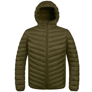 Vestes d'hiver matelassées pour hommes, doudoune, imperméable, légère, coupe-vent, matelassée, à bulles, décontractée - Product Image 5