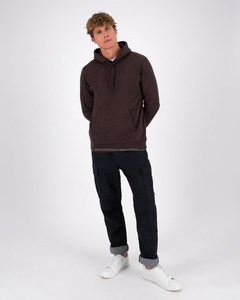 Sweat à capuche pull pour garçons en gros Top en molleton de coton sur mesure Sweat à capuche uni teint en relief - Product Image 5