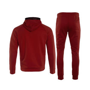 Vente en gros au prix d'usine de vêtements d'entraînement deux pièces avec logo personnalisé ensembles de jogging ensemble de survêtements à manches longues pour hommes - Product Image 2