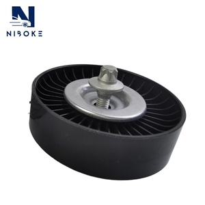 Niboke Động Cơ Xe Phần <span class=keywords><strong>Tensioner</strong></span> Ròng Rọc Thay Thế V-Gân Vành Đai Ổ Đĩa idler Ròng Rọc Cho Mercedes C230 2003 2005 A2712060019 - Product Image 4