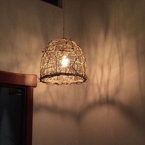 Abat-jour en bambou, lustre, lampe d'intérieur, design asiatique, écologique, fait à la main, forme personnalisée, caches-lumières du fabricant vietnamien - Product Image 2