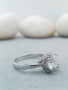 Women's Luxury 14K/18K Gold Hip Hop Ring with VVS Natural Diamond Classic Style for Wedding & Anniversary Parties - Product Image 2