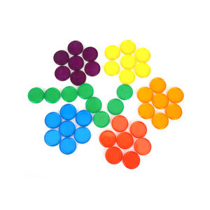 Chips de conteo de colores transparentes, 1000 Uds., contadores transparentes, contador de matemáticas creativo redondo - Product Image 6