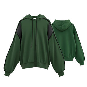 Personnalisé à la mode élégant épaules tombantes sweats à capuche pour hommes vêtements décontractés personnalisés solide plaine vente entière à capuche hommes - Product Image 4