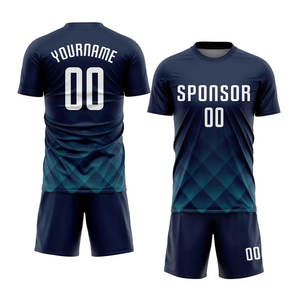 Camiseta de Fútbol Personalizable y Transpirable de Manga Corta para Hombre y Mujer, Ropa Deportiva Personalizada con Nombre, Logotipo del Equipo y Número, Servicio OEM - Product Image 1