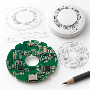Control de Detector de Humo PCBA OEM ODM Fabricación Personalizada y Montaje de PCB - Product Image 4