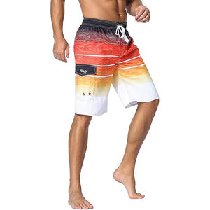 Pantalones cortos de playa de algodón 100% de peso pesado al por mayor, pantalones cortos deportivos cómodos para hombre, pantalones cortos hawaianos personalizados - Product Image 1
