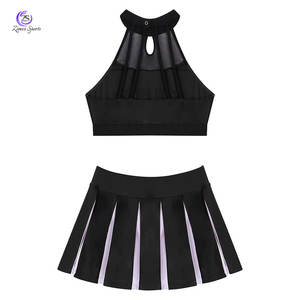 Nouvelle arrivée uniforme de pom-pom girl en polyester et spandex uniforme de pom-pom girl de haute qualité - Product Image 4