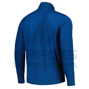 แจ็กเก็ตกันลมซิปครึ่งตัวสำหรับผู้ชายแจ็คเก็ตซิปครึ่งขอบสีชมพูแฟชั่นล่าสุดออกแบบได้ตามต้องการ - Product Image 3