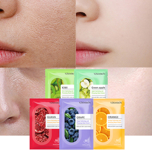 Özel etiket OEM/ODM güzellik ürünü yüz maskeleri bitki meyve özü kollajen levha kore cilt bakımı nemlendirici yüz maskesi - Product Image 4