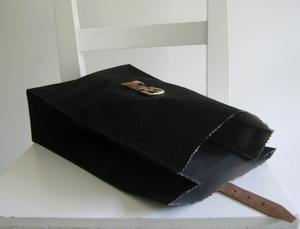 Premium Eco-Friendly Portable Leather Canvas Insulated Lunch <b>Bag</b> Reusable Food <b>Tote</b> for Work and <b>School</b> LCLB-0073 - Product Image 4