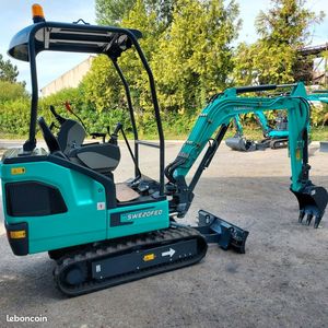 NUEVA MINIEXCAVADORA ELÉCTRICA SUNWARD SWE20FED, 4 a 6 Horas de Autonomía, Techo, Ancho de Vía Variable, Orugas de Goma, Cargador - Product Image 5