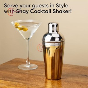 Shaker à cocktail élégant et moderne pour les fêtes de bar et de restaurant Mélangeur à cocktail Agitateur à cocktail Accessoires de bar faits à la main - Product Image 6