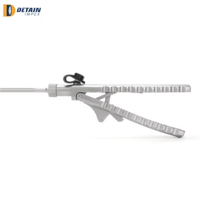 Soporte de aguja laparoscópica para uso quirúrgico, mandíbula recta y curvada, Kit de Cirugía de 5mm y 330mm de longitud, soporte de aguja de tijera quirúrgica - Product Image 2