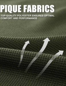 Polo pour homme à manches courtes en coton mélangé décontracté col classique Golf Tennis Office Business Workwear Summer Clothing Top - Product Image 3