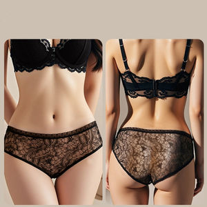 100% Baumwolle Ice Sexy Slips Atmungsaktive weiche Blumen Strick höschen Hohe Elastizität Alltags stil Ersatz unterwäsche - Product Image 3