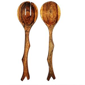 Article le plus vendu : Accessoires de cuisine, ensemble de cuillères à salade en acacia, écologiques, lavables au lave-vaisselle, outils à salade pour la maison et la cuisine, fabriqués en Inde - Product Image 4