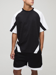 Ensemble de 2 t-shirts pour hommes Slim Fit Casual Summer Crew Neck Impression personnalisée 220-240 Grammes Poids du tissu pour un usage quotidien - Product Image 3