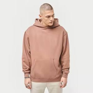 High Quality Custom 100% Cotton Streetwear Heavy Oversized <b>Thick</b> <b>Hoodie</b> Embroidered Logo Plain Blank <b>Hoodie</b> <b>Men</b> Pullover Hoodies - Product Image 2