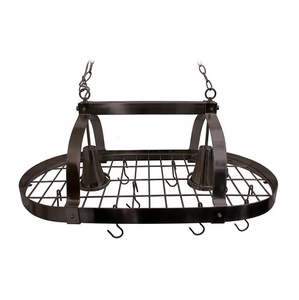 Estante Colgante de Metal Creativo para Ollas, Cubierta de Ollas y Colgador de Sartenes, Gancho para Utensilios Montado EN LA Pared, Estante de Almacenamiento, Organizador de Cocina - Product Image 6