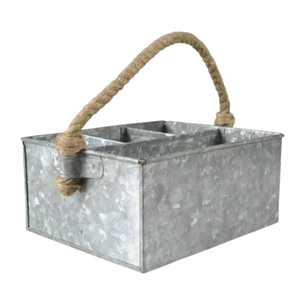 Caddy de qualité standard pour économiser de l'espace Caddy galvanisé fabriqué à la main But de stockage transporter tous les ustensiles de cuisine Caddy - Product Image 3