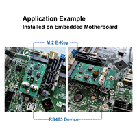 Module d'extension EM03 M.2 B-Key vers double RS485, interface de communication industrielle pour système embarqué